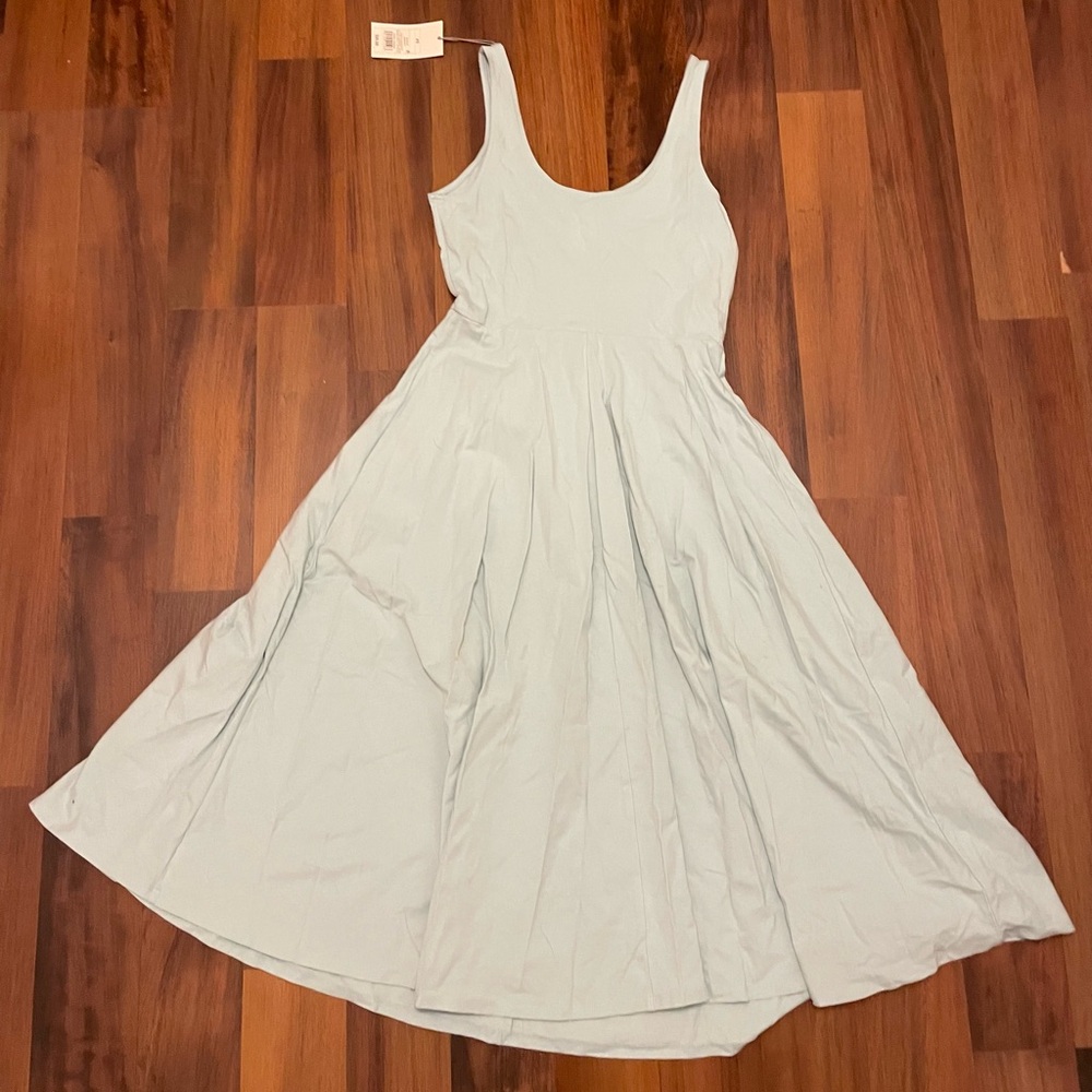 Light blue skater girl dress